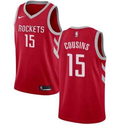 Nike Houston Rockets #15 DeMarcus Cousins Red Youth NBA Swingman Icon Edition Jersey
